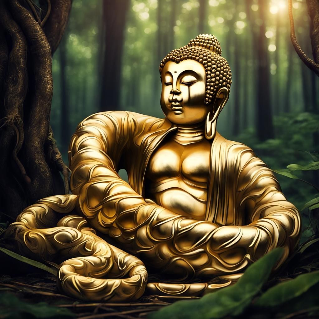 Golden Cobra Buddha Hybrid in Forest