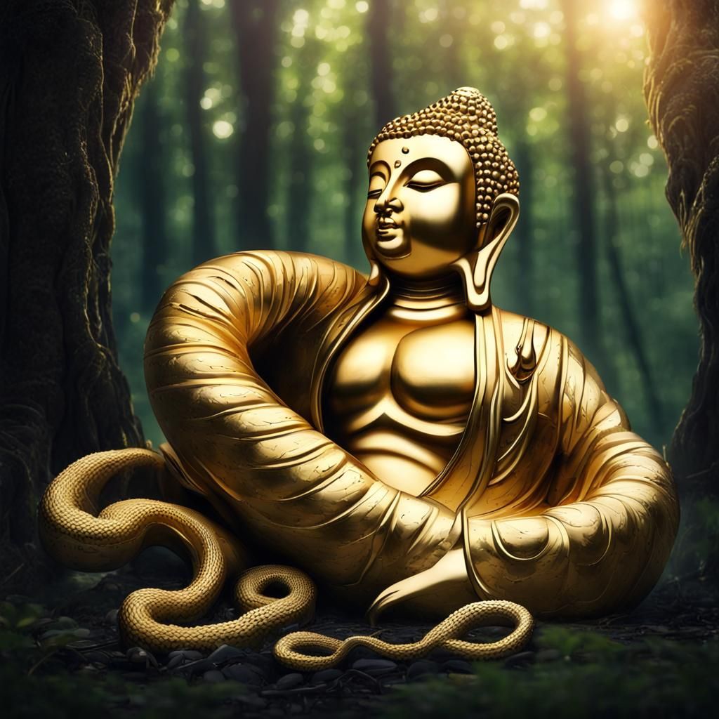 Golden Cobra Buddha Hybrid in Forest