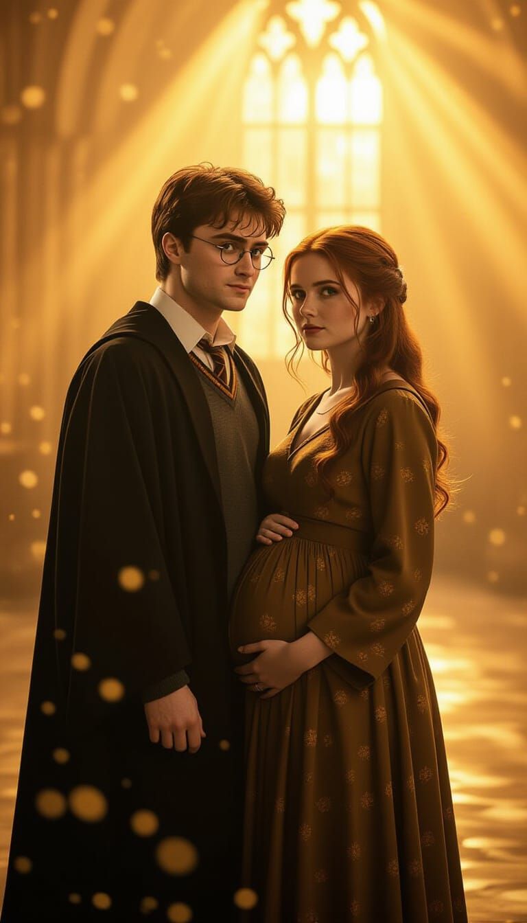 Harry Potter and Ginny Weasley Expecting, Cinematic Still