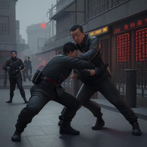 Chinese Spy Arrest in London: 3D Game Cinematic