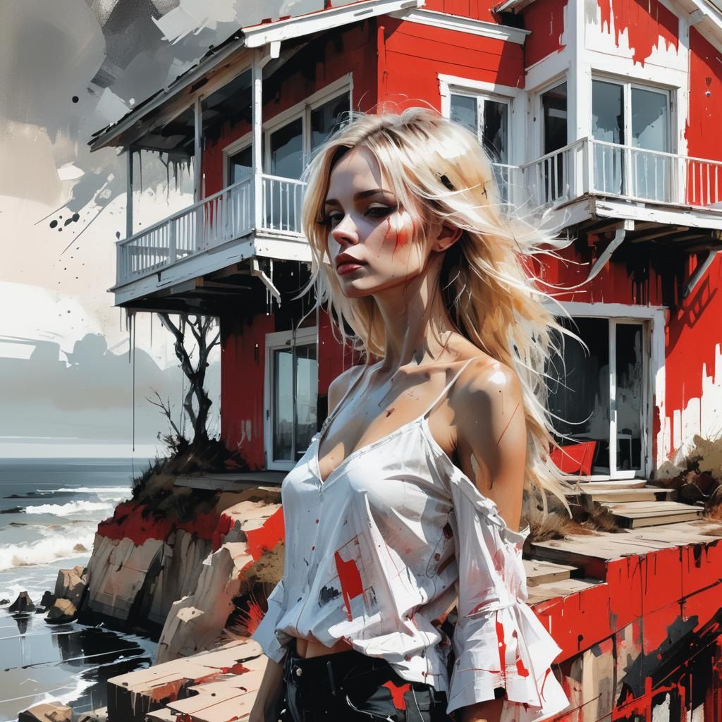 Baltic Sea Woman in Russ Mills Style