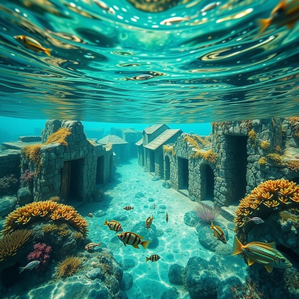 Submerged Village of Ancient Jamaica
