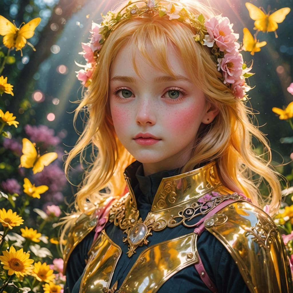 Pink Heavenly Sunshine Through Divine Clouds