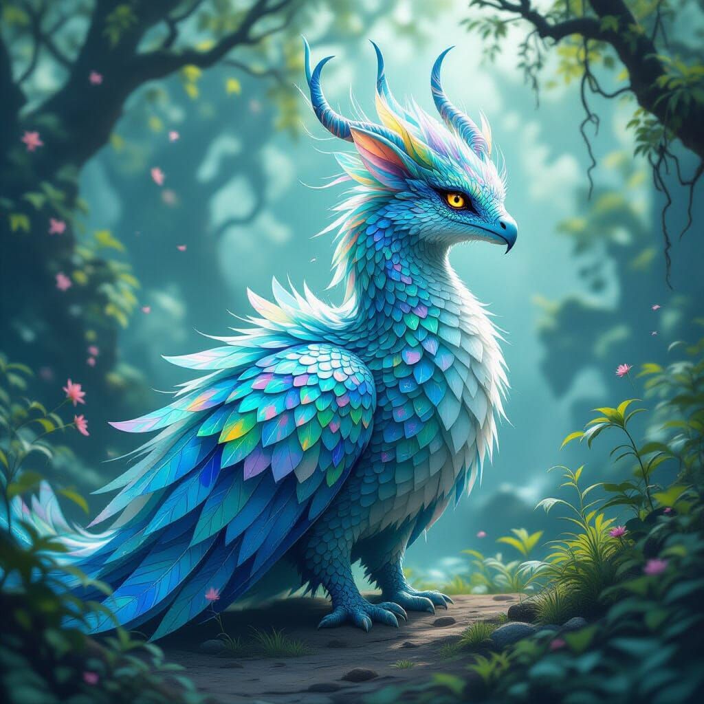 Mythical Creature in a Mystical Realm