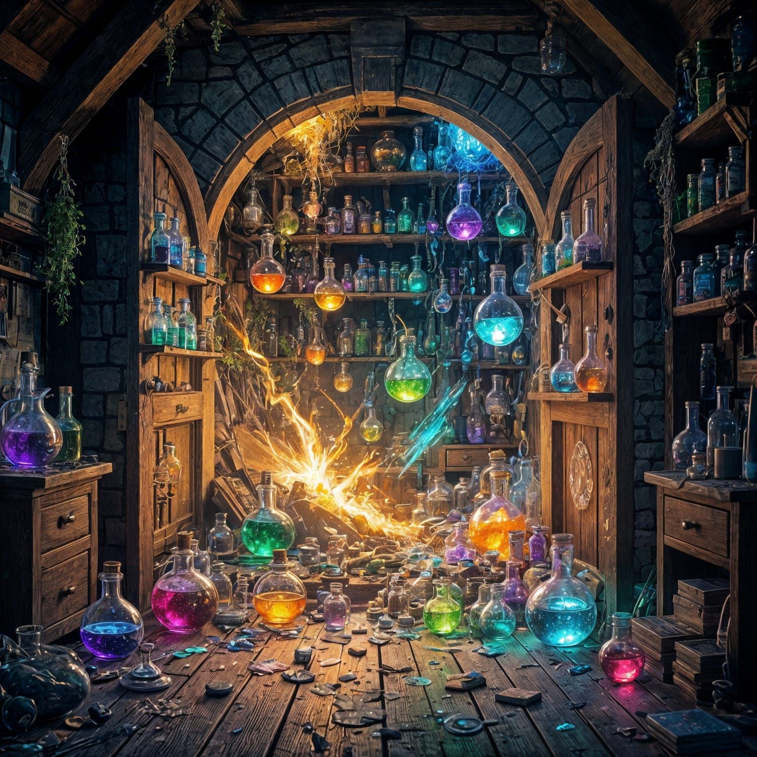 Chaotic Fantasy Lab Avalanche of Magical Potions