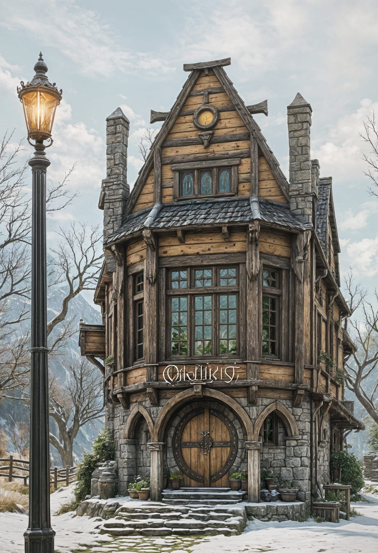 Idyllic Fantasy Landscape Inspired by RPG Games