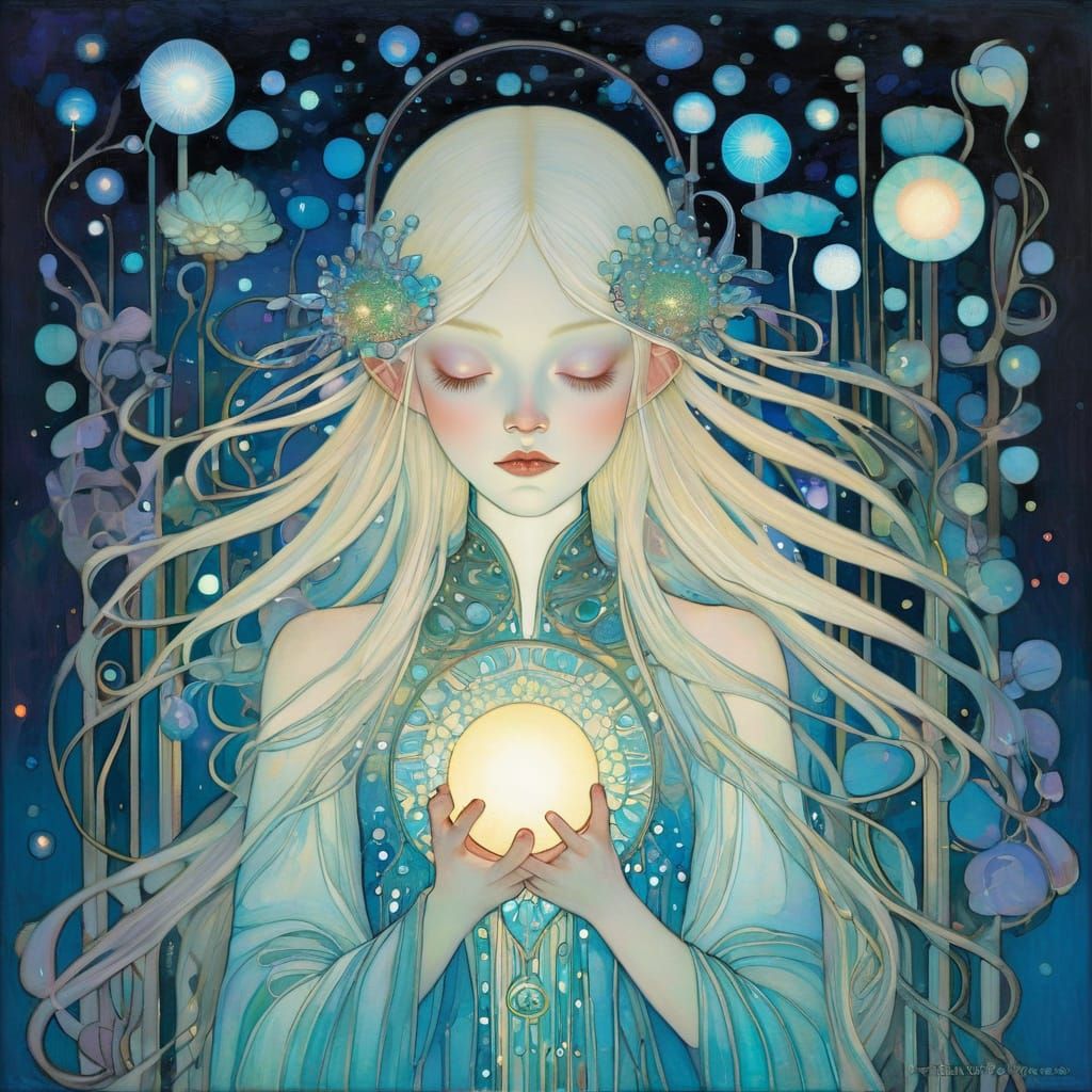 Nacreous Lighting in a Whimsical Art Style