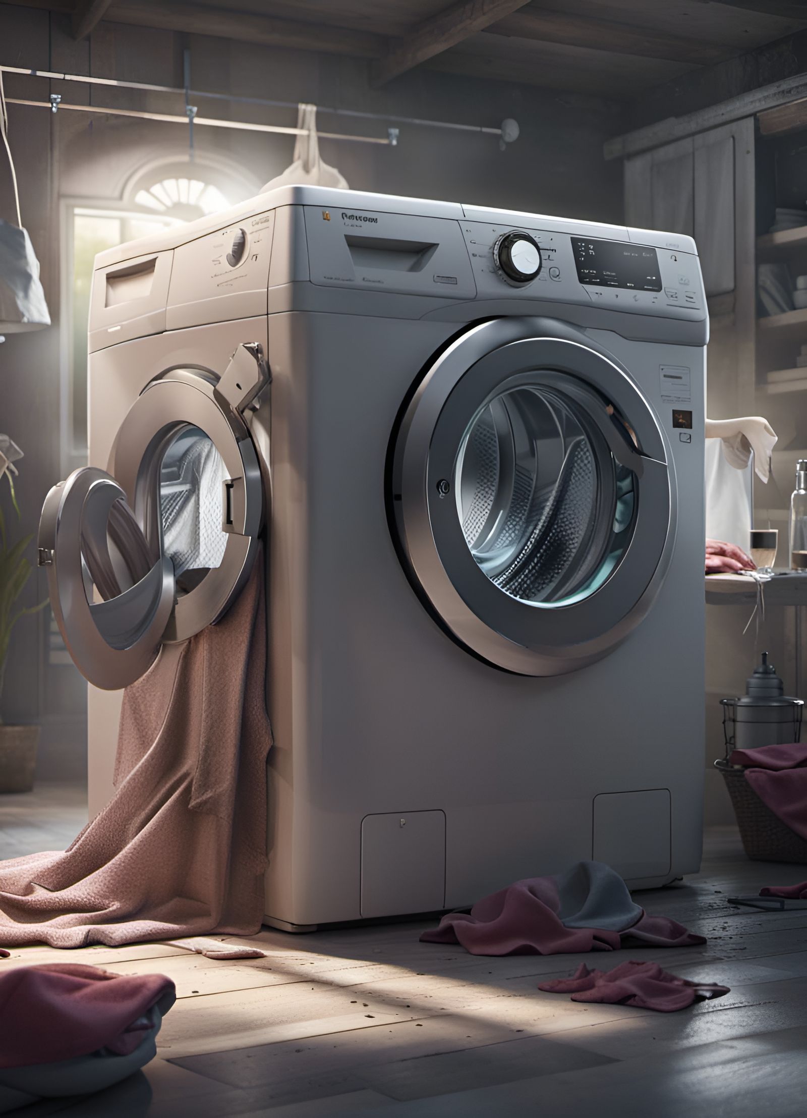 A Washing Machine that Folds and Irons clothes