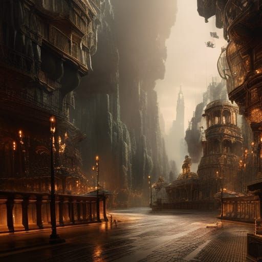 Epic Cinematic Word in Digital Matte Painting
