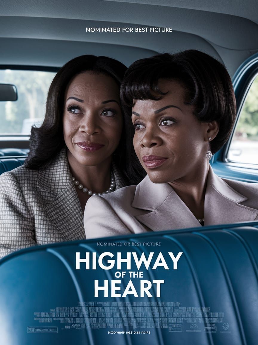 1950s Lesbian Romance Film Poster Design