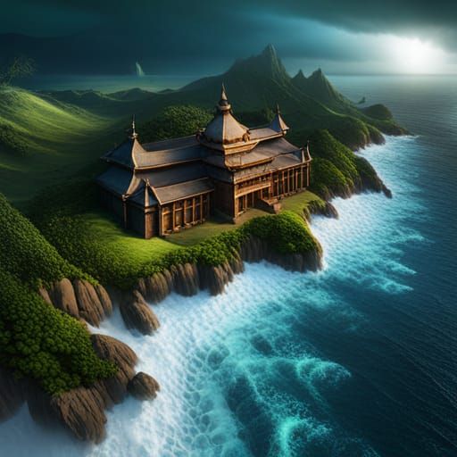 Monsters Attack Developing Country: Fantasy Concept Art