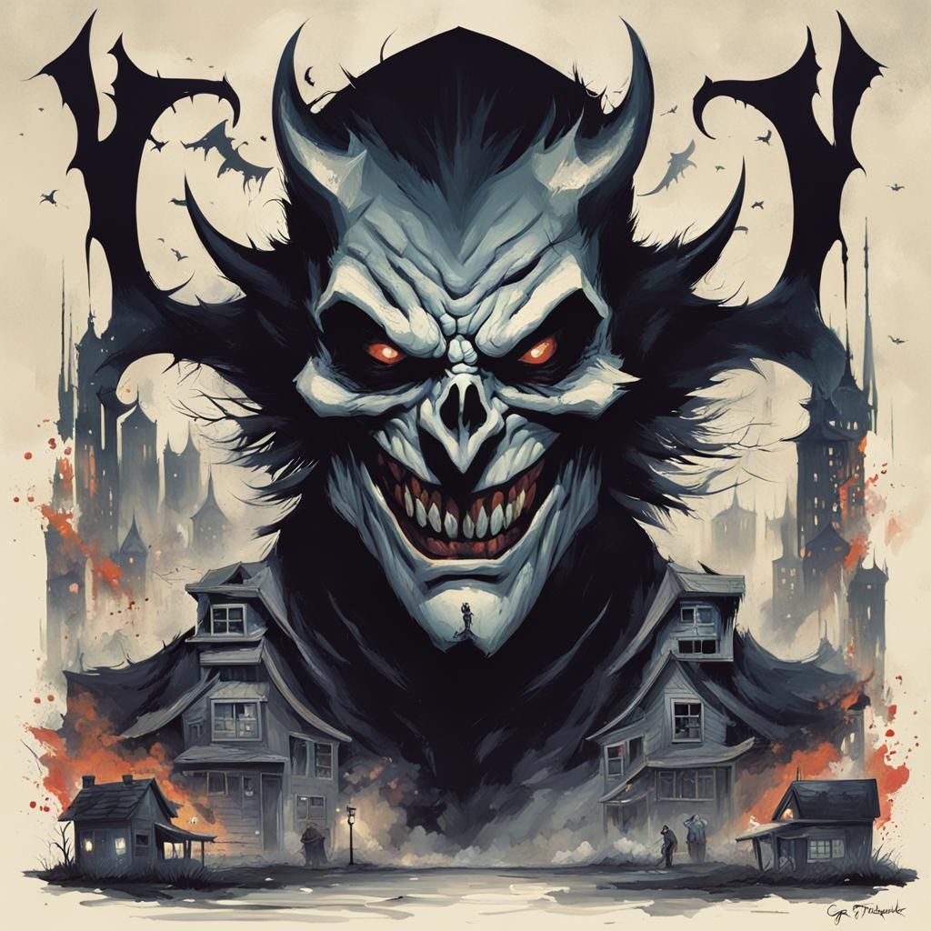 Sinister Fantasy Figure in Detailed Digital Art