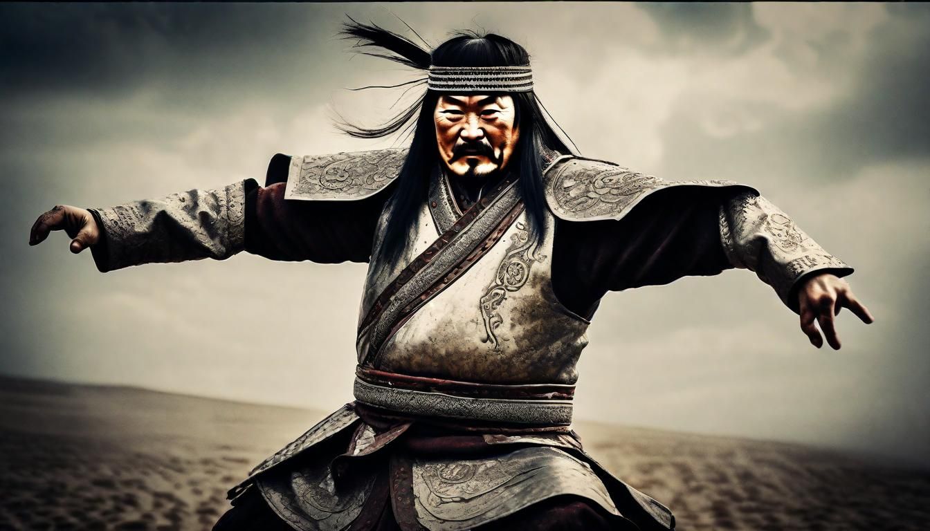Genghis Khan dancing the Cha cha-slide 3