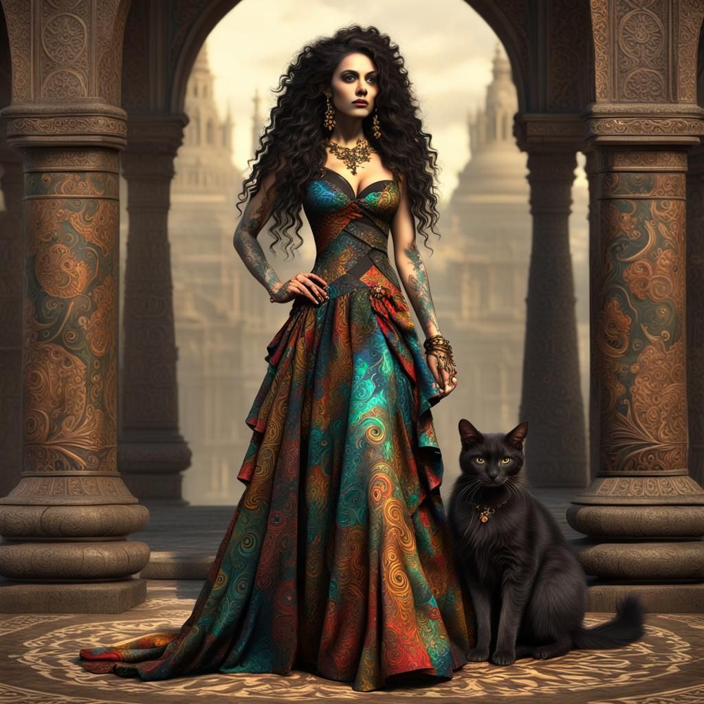 Gypsy colorful outfit