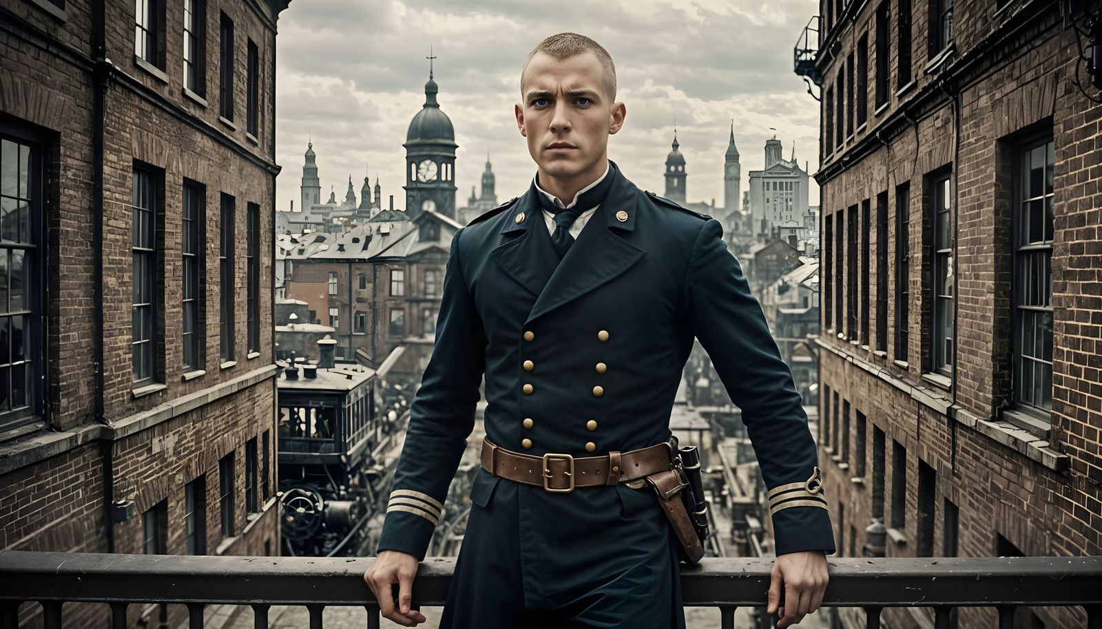 Dashing Steampunk Sailor Embarks on a Haunting Adventure