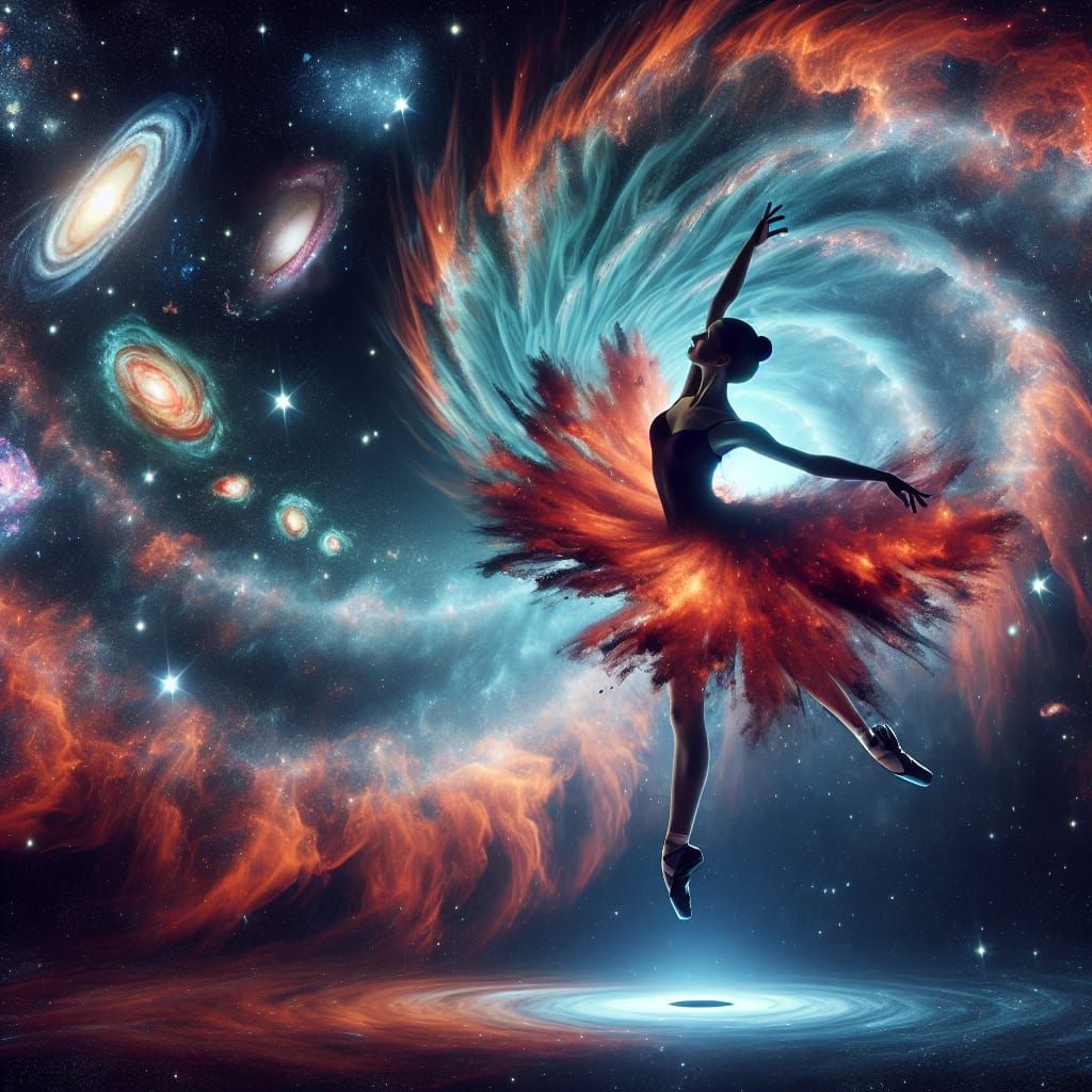 Cosmic Ballerina: Dancing Singularity in Space