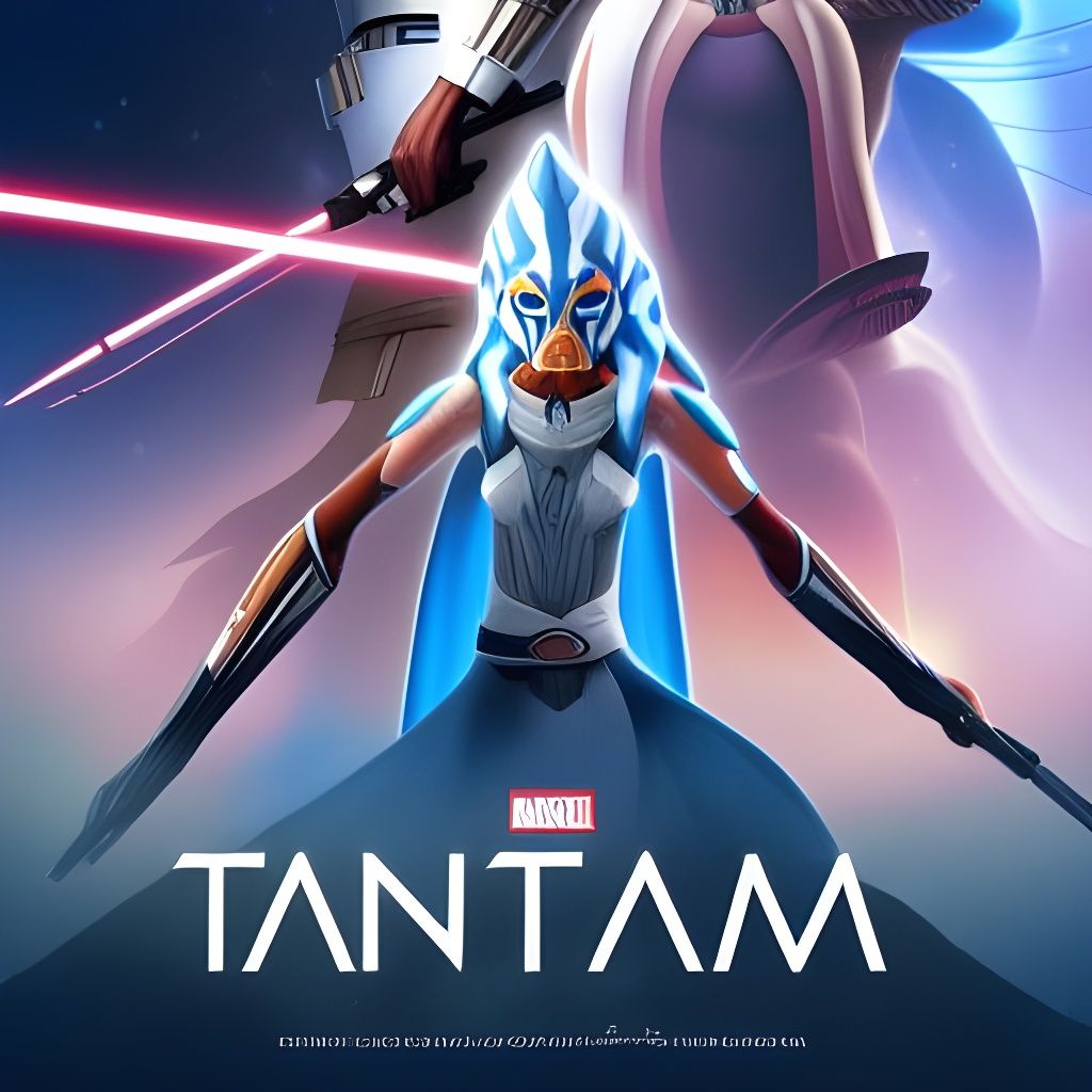 Ahsoka Tano in Sci-Fi Fantasy Style