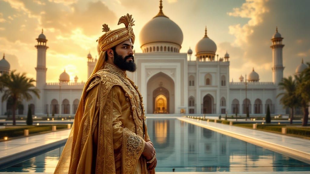 Majestic Maharaja in Regal Opulence