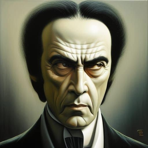 Contemptuous Man Portrait in Photorealistic Style