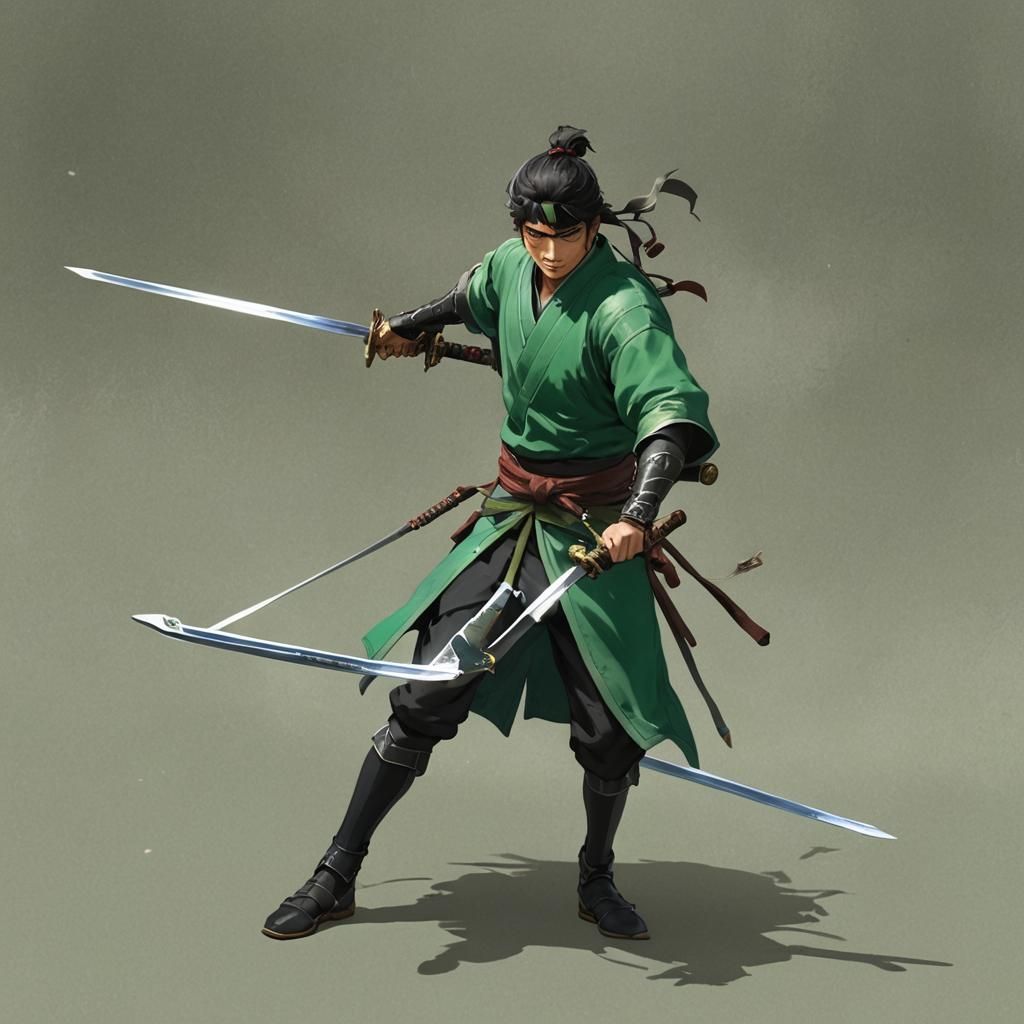 Vigilant Swordsman Unleashes a Storm