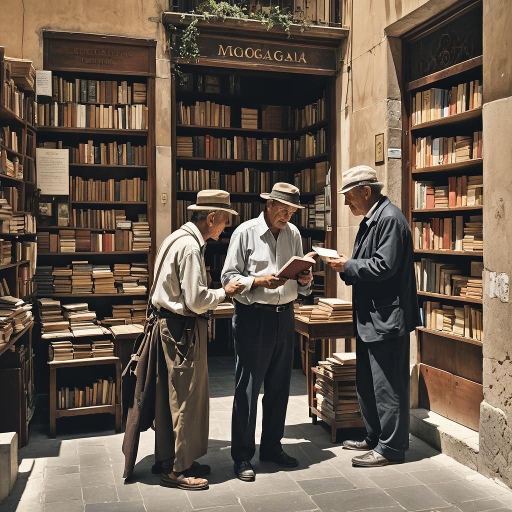Rare Book Seller, Malaga: A Cryptic Encounter