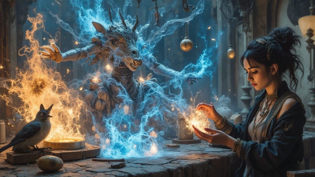 Luna Crafts Plasma Sculptures in Dynamic Concept Art