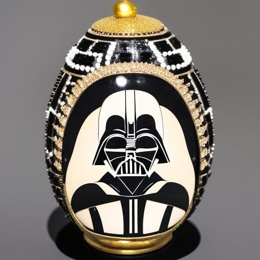Jeweled Darth Vader Gold Easter Egg