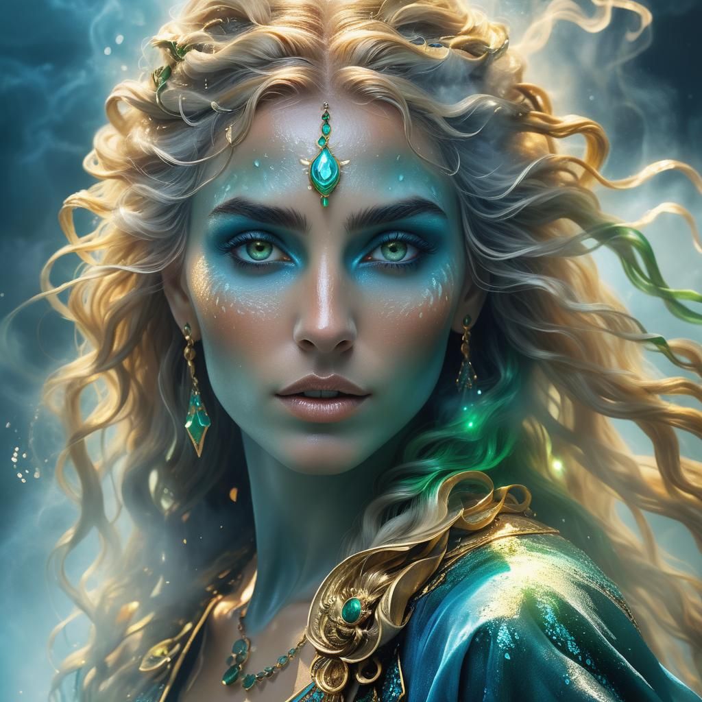 Aloja: Catalan Water Goddess in Dreamy Portrait