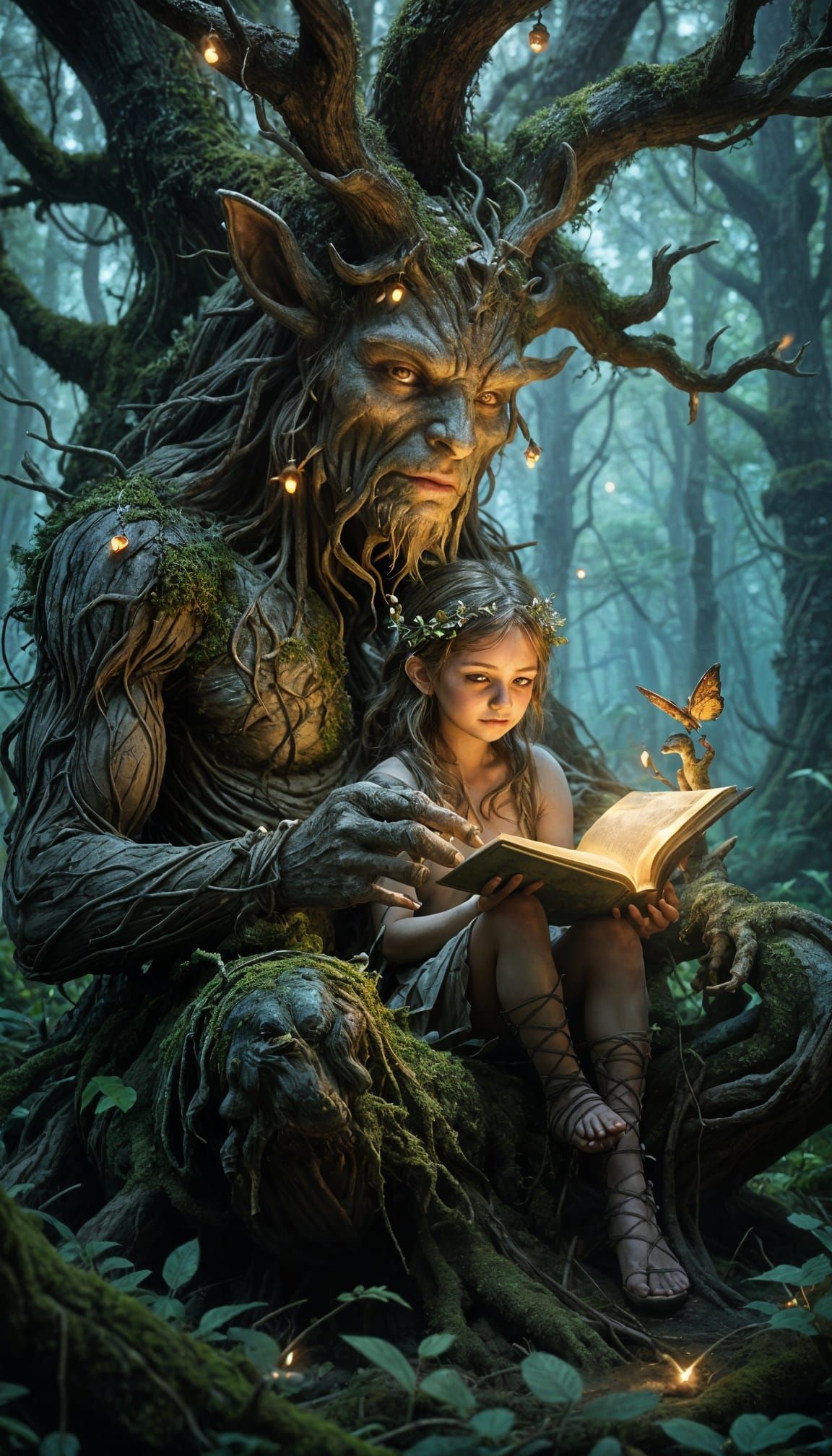 A Bedtime Story to Soothe Her Worry...