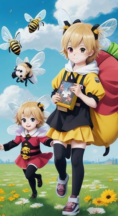 Adorable Animal Babies in Anime Style