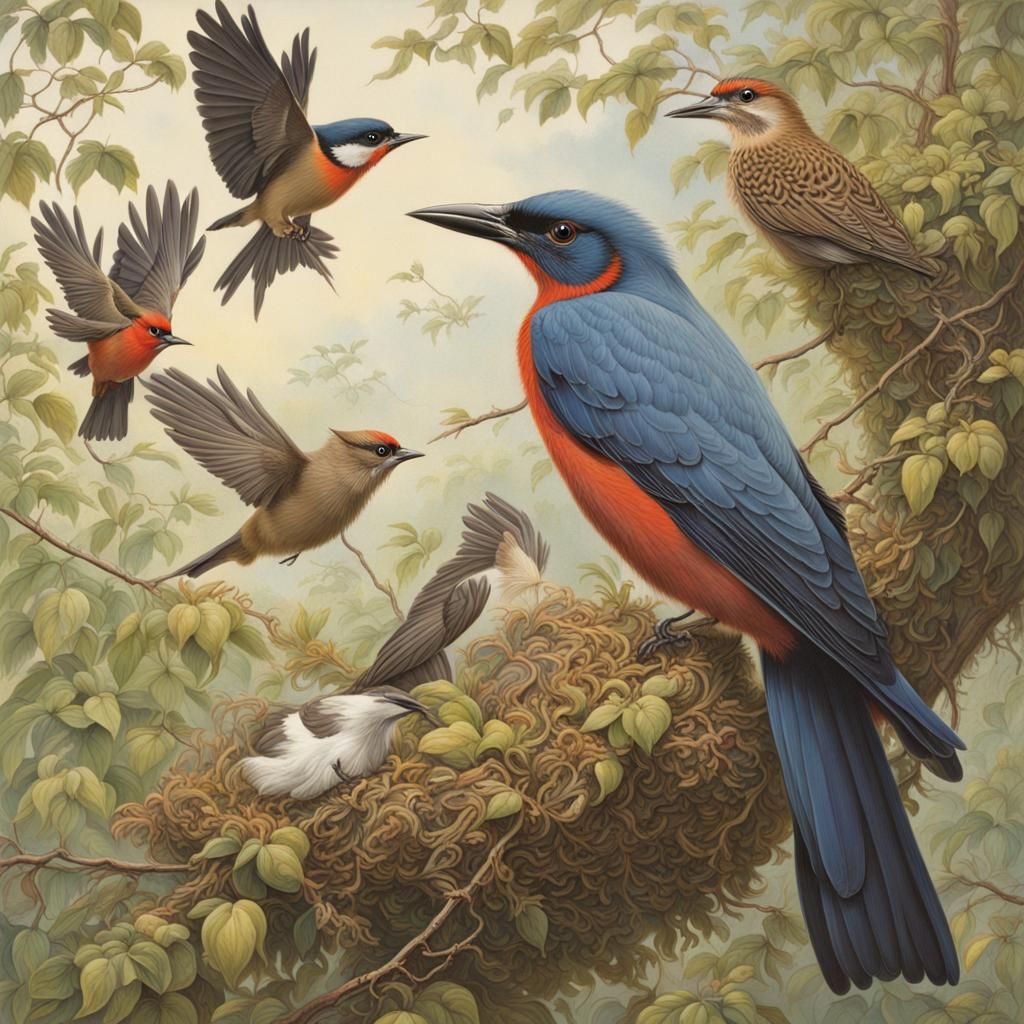 Captivating Bird Behavior: Flight, Nesting, and Feeding