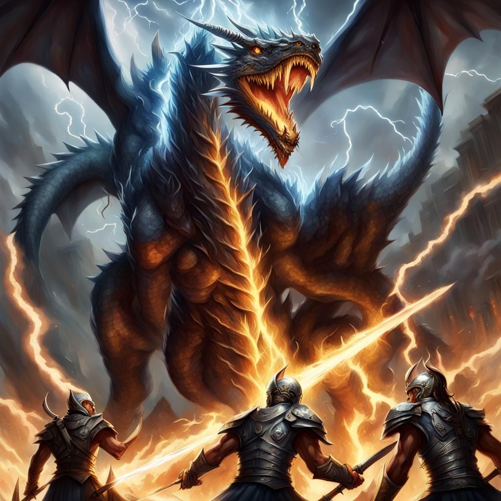 Epic Battle: Roman Legion vs Ice Dragon