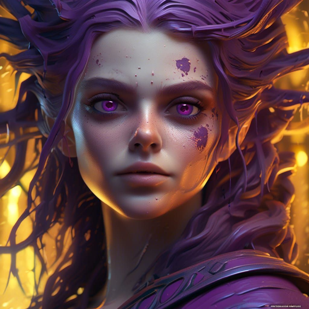 Detailed Dark Fantasy Portrait in Unreal Engine