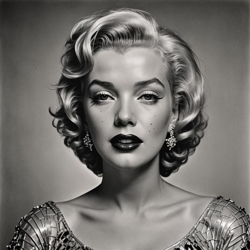 Marilyn in Black and White