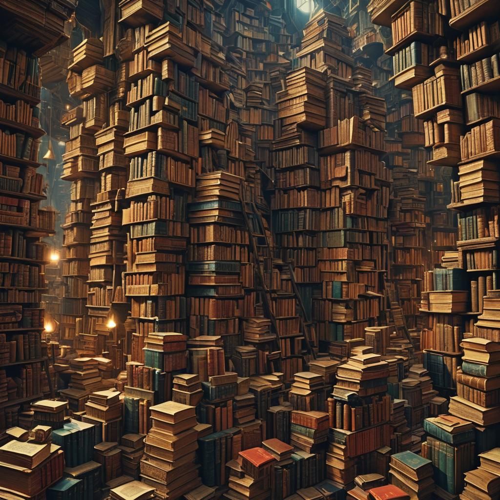 Epic Cinematic Books in Digital Matte Painting