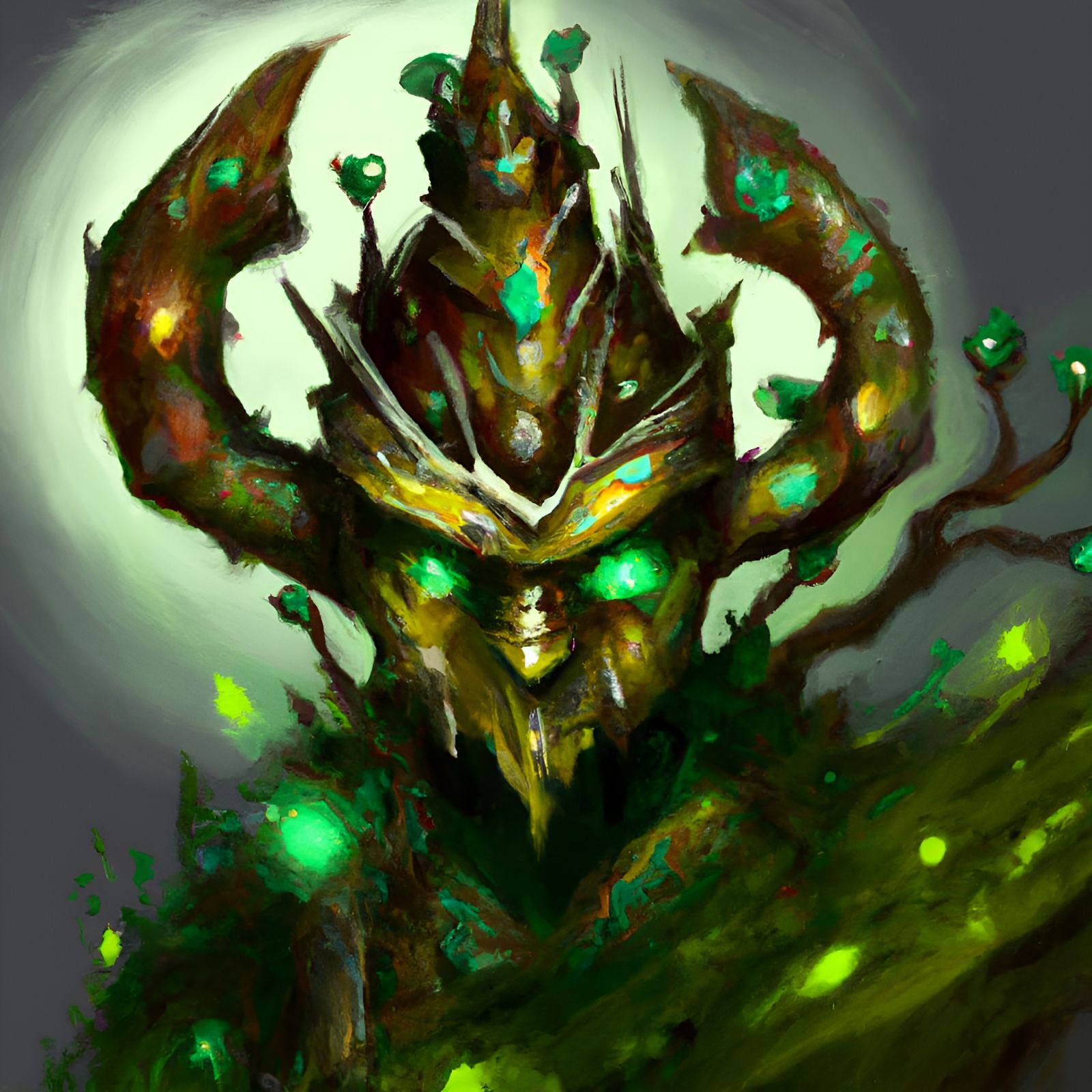 Mad King Thorn: A Fantasy Horror Character