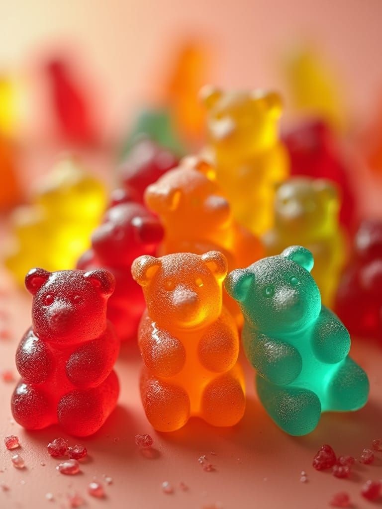 Celebrating National Gummy Bear Day with Vibrant Colors