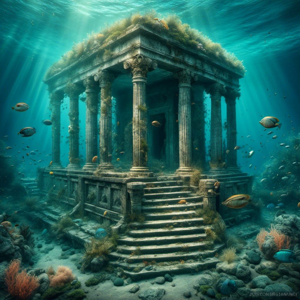 Lost City of Atlantis: Hyperrealistic Digital Art