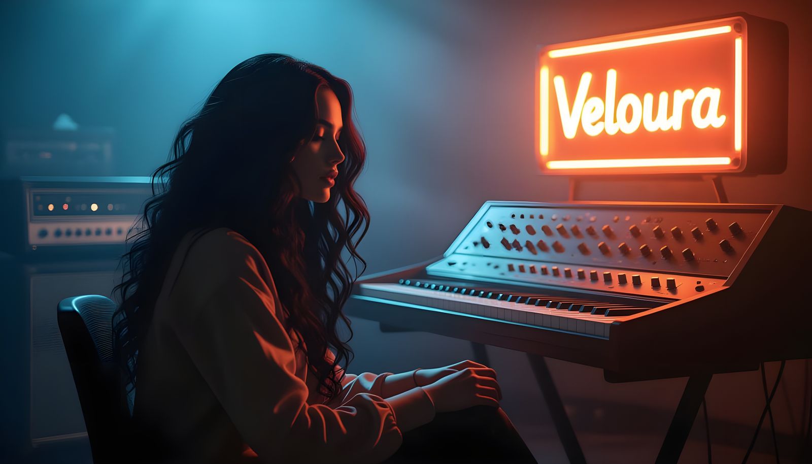 Veloura: Retro Music Studio Album Art