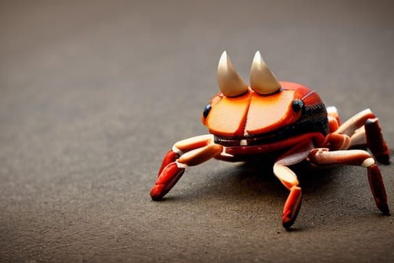 Hyper-Realistic Clockpunk Crab in Steampunk Dystopia