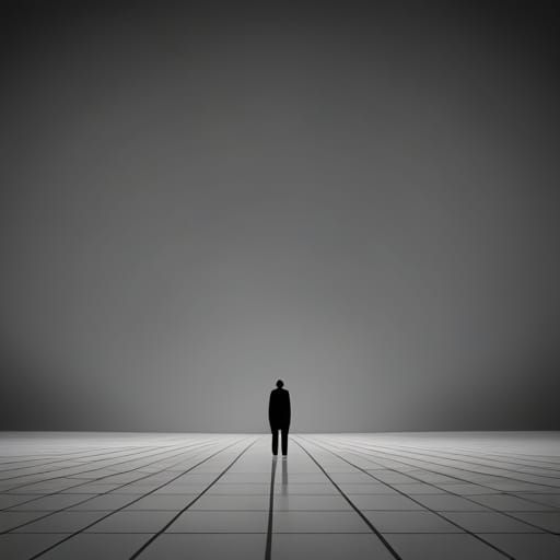 Abstract Solitude: Curved Lines and Symmetry