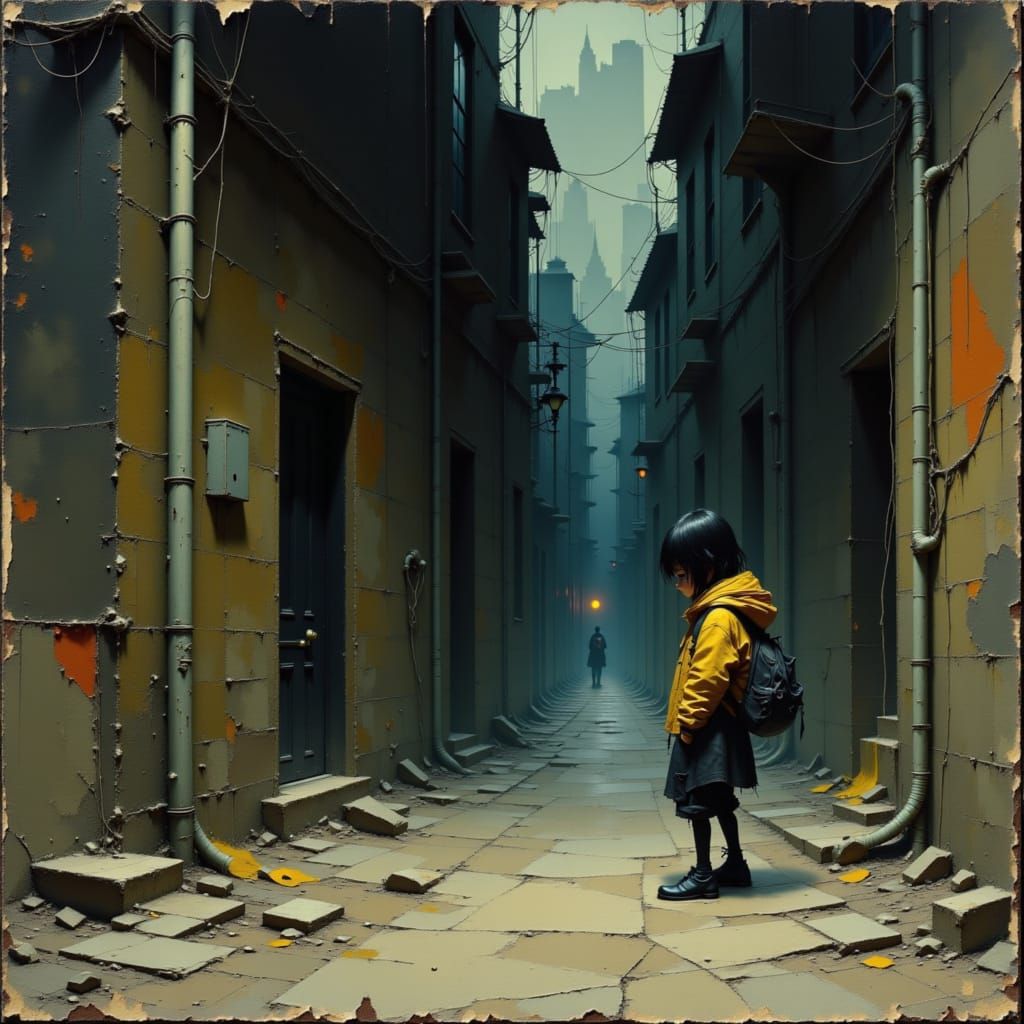 Street Urchin in Gritty Urban Style