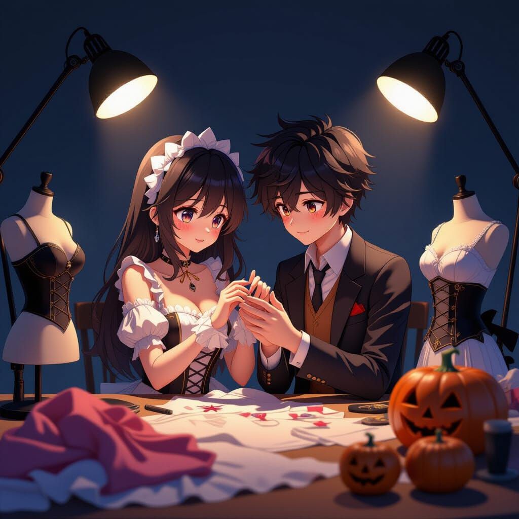 Costume Designer's Secret Love During Halloween Festival Fit...