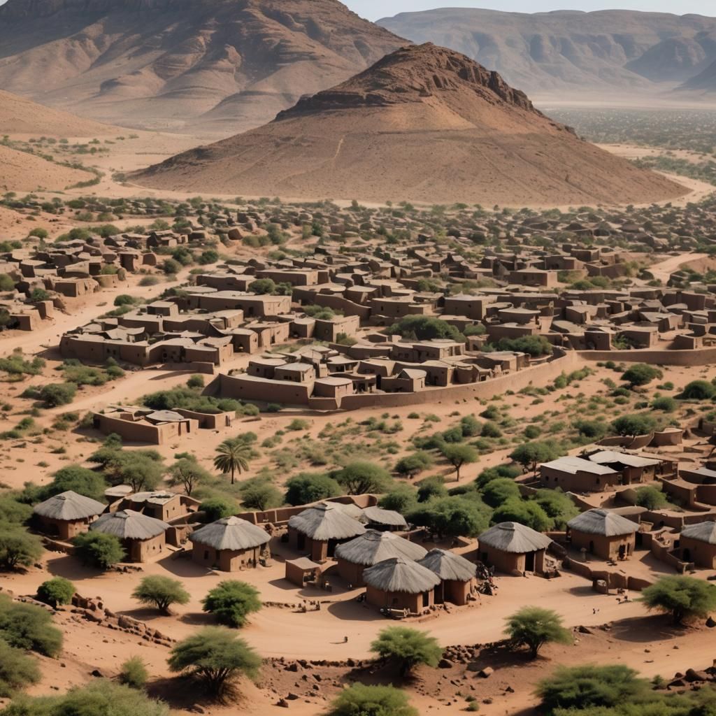 African Village on Desert Hill