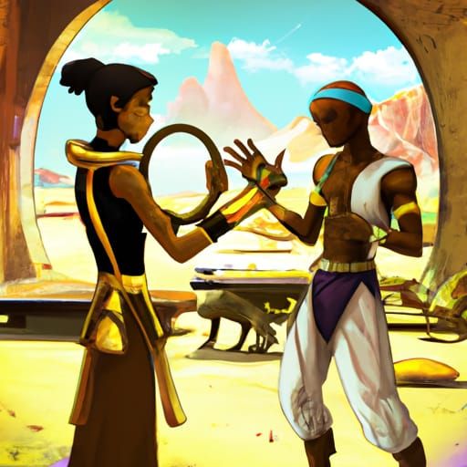 Futuristic Martial Arts in a Moorish Temple