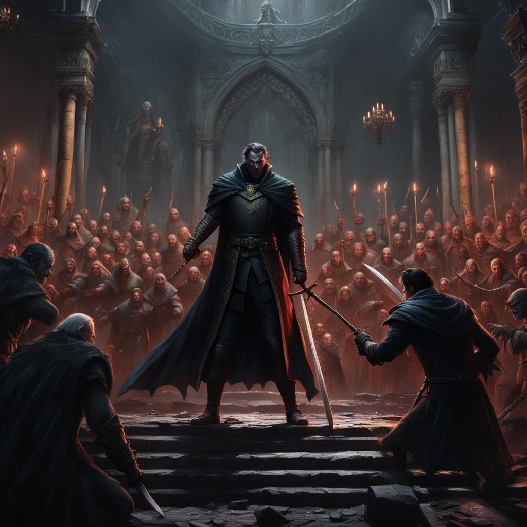 Princess and Dracula in Epic Battle