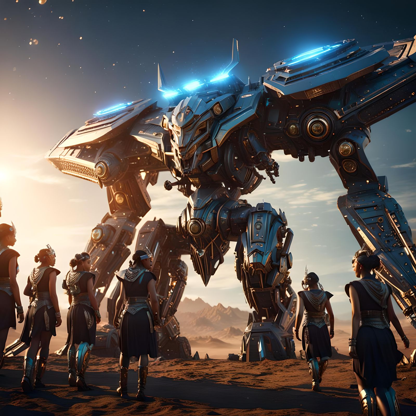 "Nuska, what activated this nephilim? Investigate!" // "Lady...