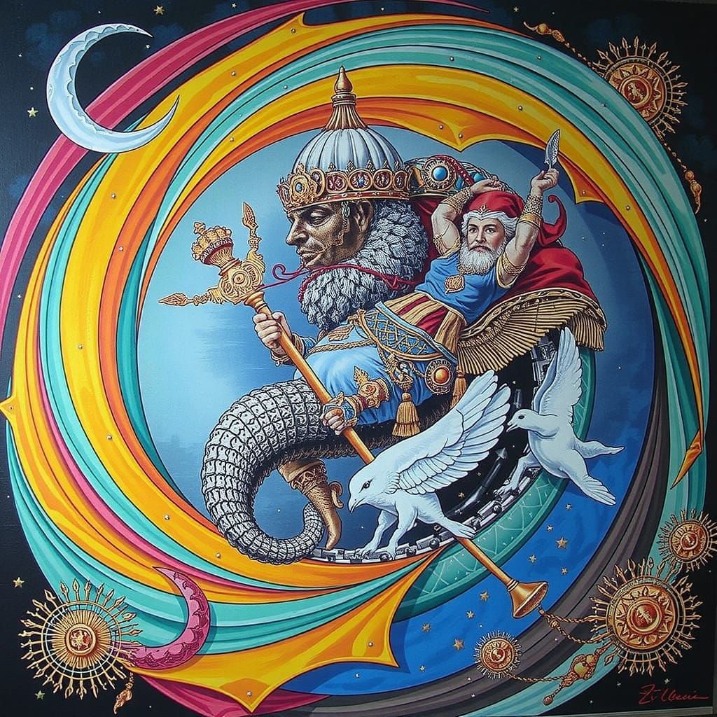 Surreal Alphabet Creatures in Fantastic Worlds