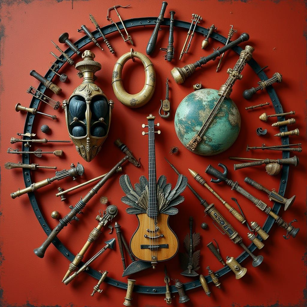 Collection of Impossible, Bizarre Musical Instruments
