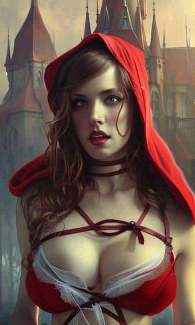 Red Riding Hood inspired Model Photoshoot 02